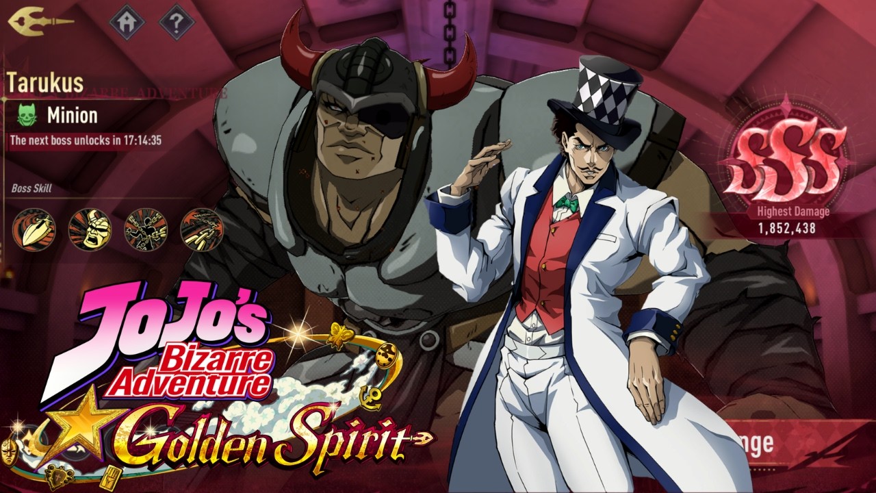 Как получить SSS рейтинг на мировом боссе без доната! | JoJo's Bizarre Adventure: Golden Spirit