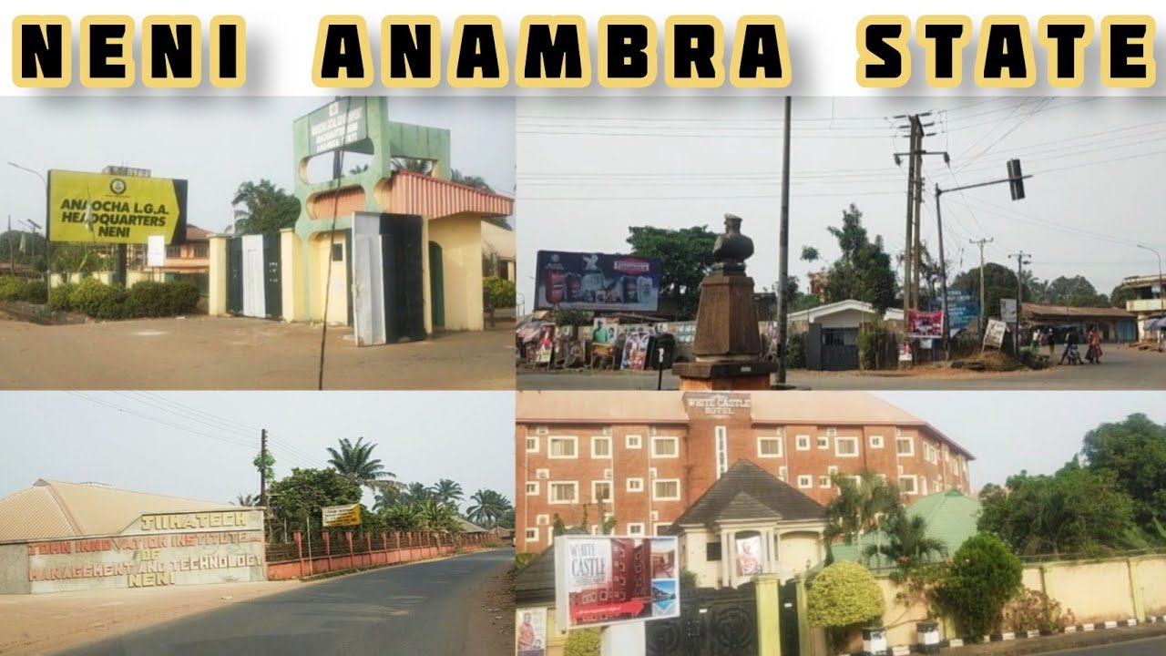 Driving through the most peaceful town of NENI in ANAOCHA LGA of ANAMBRA STATE NIGERIA