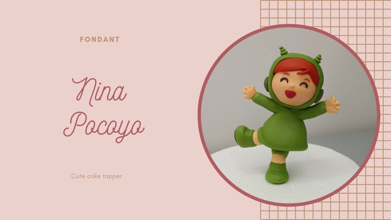 how to make a fondant pocoyo Nina