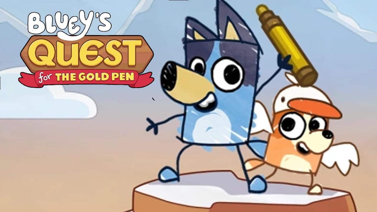 Bluey's Quest For The Gold Pen Full Gameplay Walkthrough (Full Game Longplay)