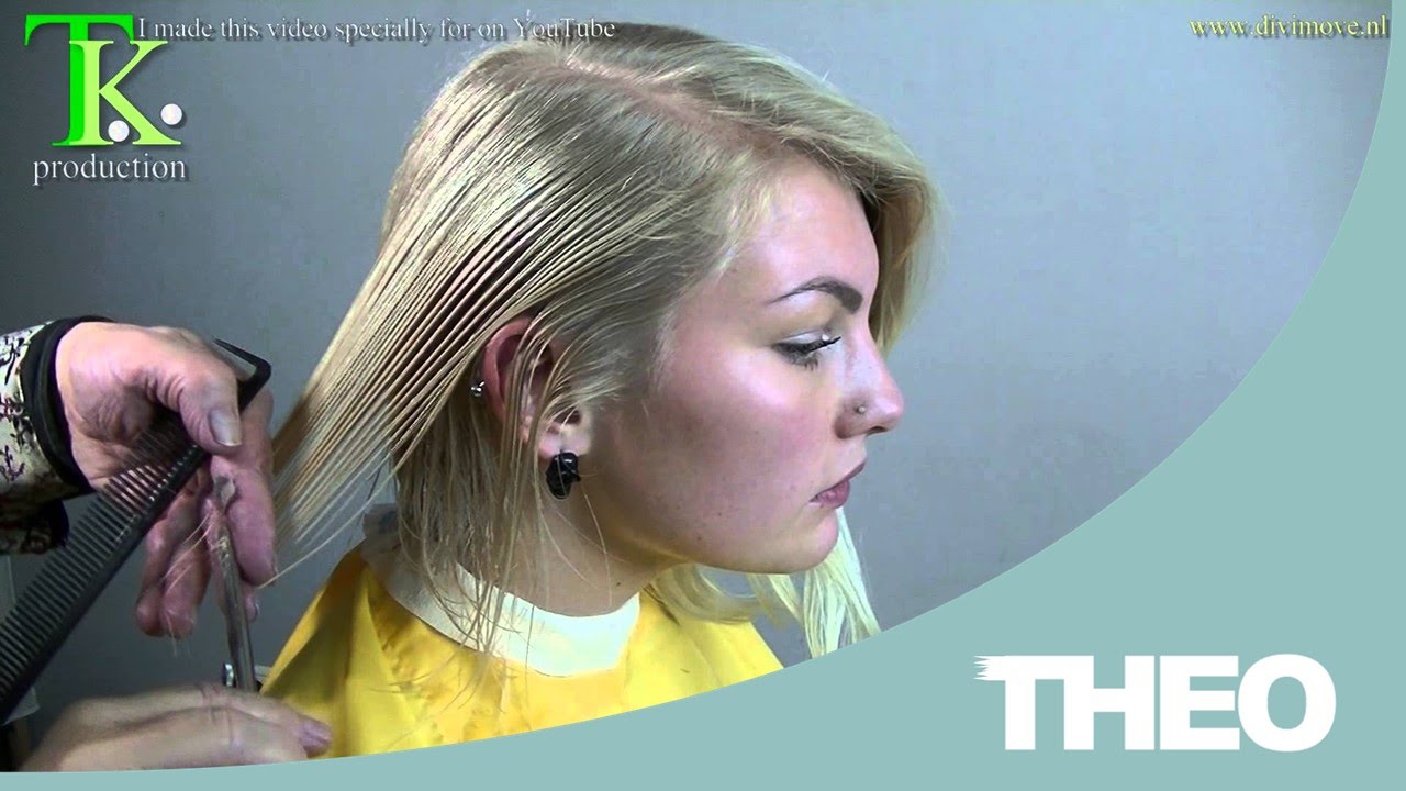 ICE ICE BABY!!! Shoulder lenght to a ULTRA COOL  V-BOB by T K