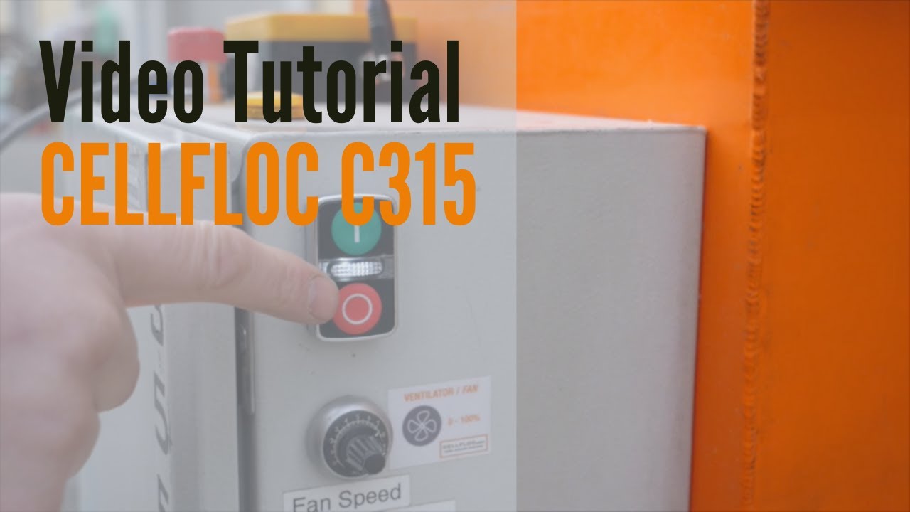 Tutorial: utilizzo e manutenzione della macchina per Insufflaggio CELLFLOC C315