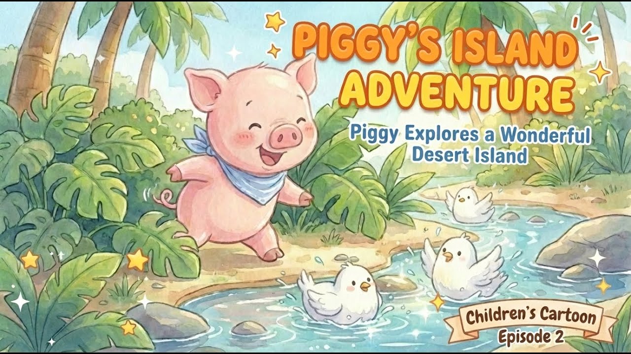 Piggy’s Island Adventure 🐷🌴 | Bé Heo Khám Phá Đảo Hoang Kỳ Diệu | Cartoon Thiếu Nhi Tập 2