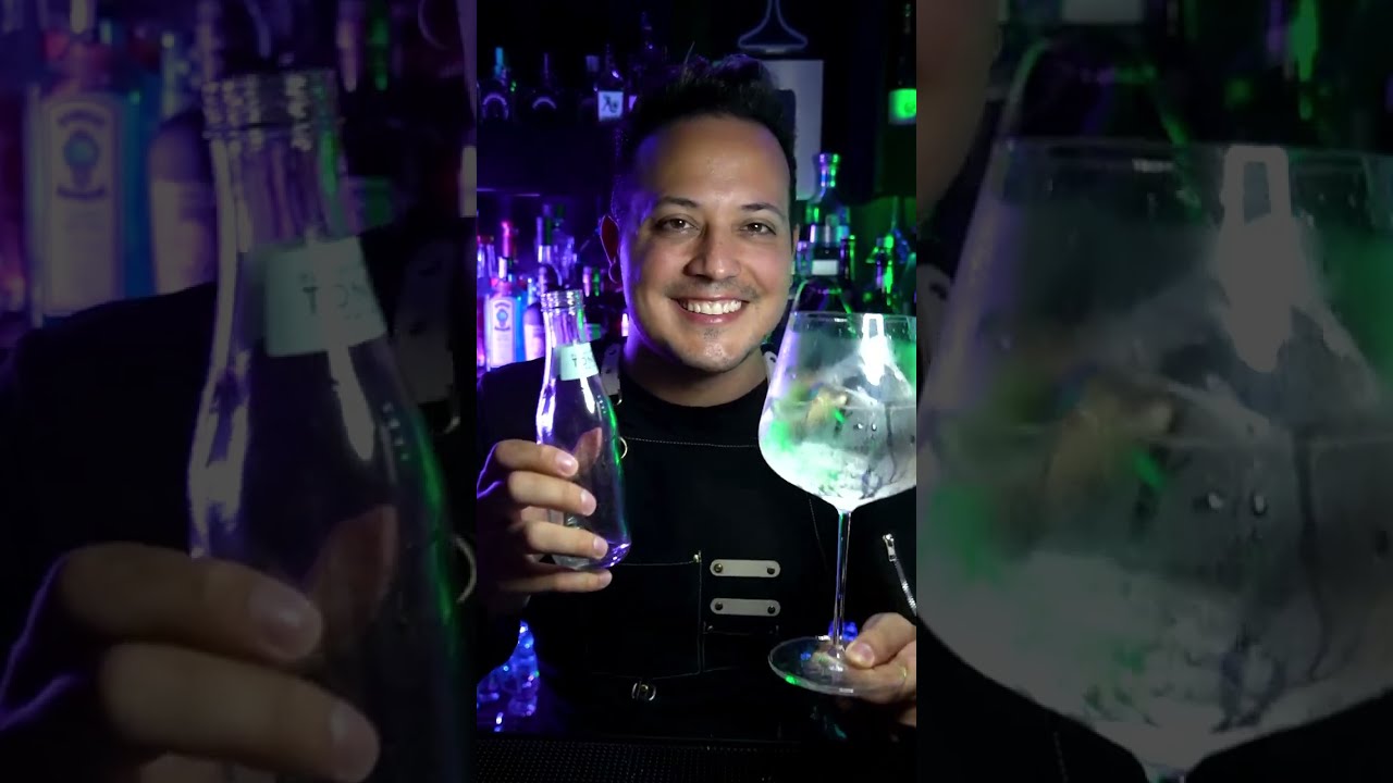 🤫 El Gran secreto del GIN TONIC #shorts C&oacute;mo servir el gin tonic perfecto