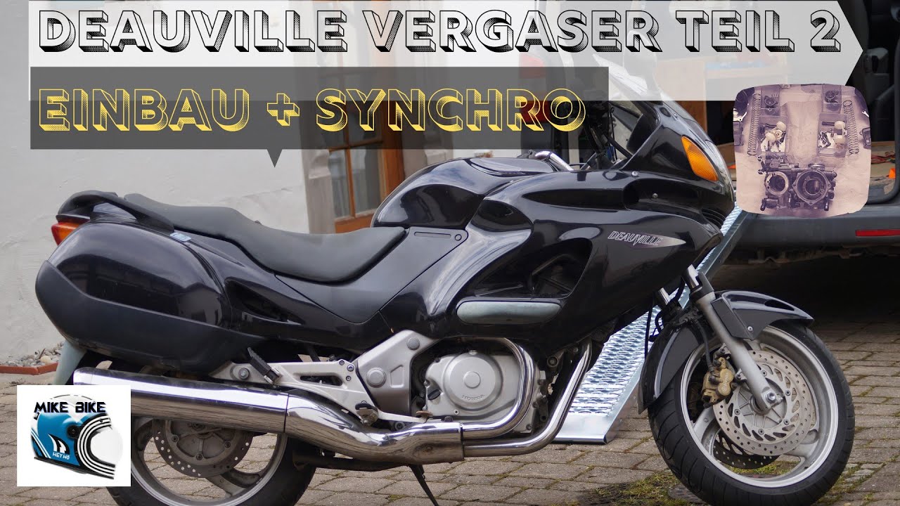 Honda Deauville // Vergaser // Teil 2: Reinigung, Einbau, Synchro (Video von 2020)