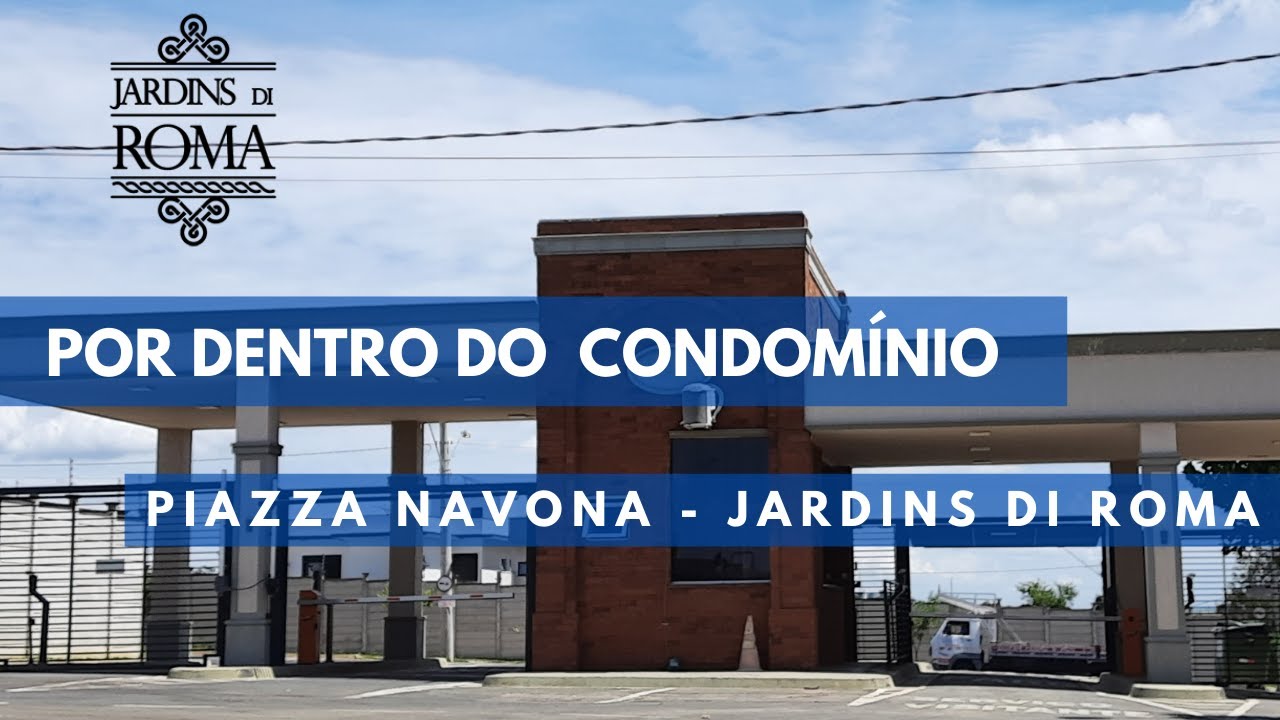 Por dentro do condomínio | Piazza Navona - Jardins di Roma | Grupo Imobiliário Premier