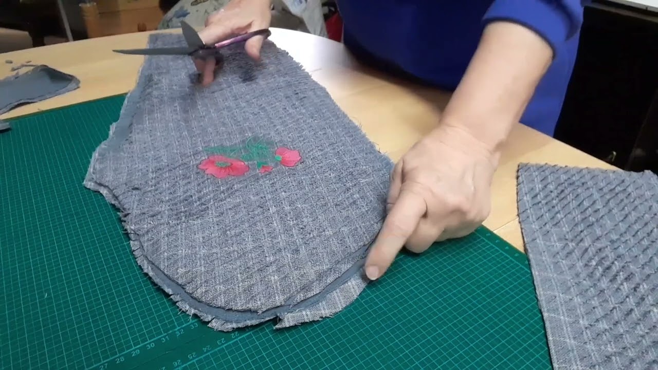 Курточка в технике синель. Eine Jacke in Sinel Technik