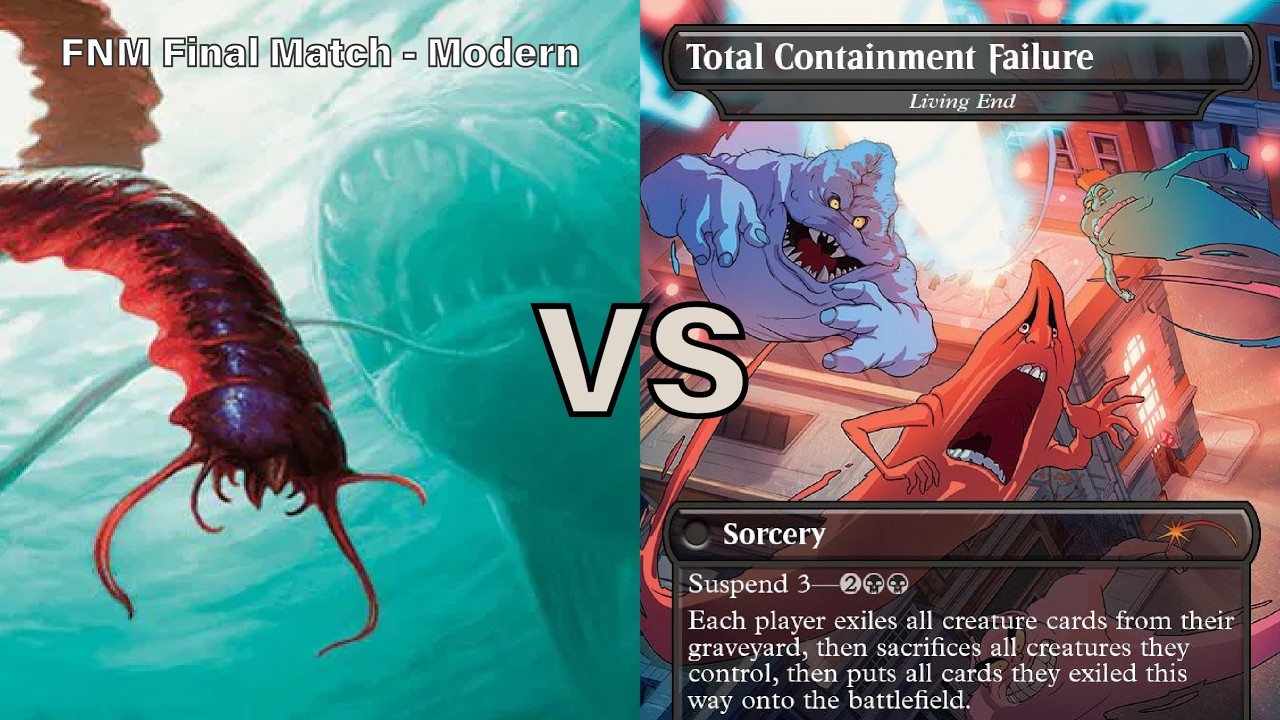 Paper Modern Gameplay - Simic Neoform vs Living End