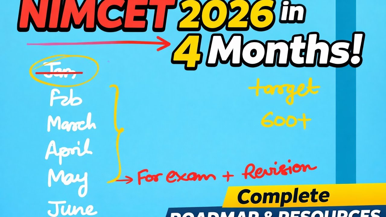 NIMCET 2026 in 4 Months | Complete Roadmap, Resources & Strategy | Crack NIMCET in 120 Day #nimcet