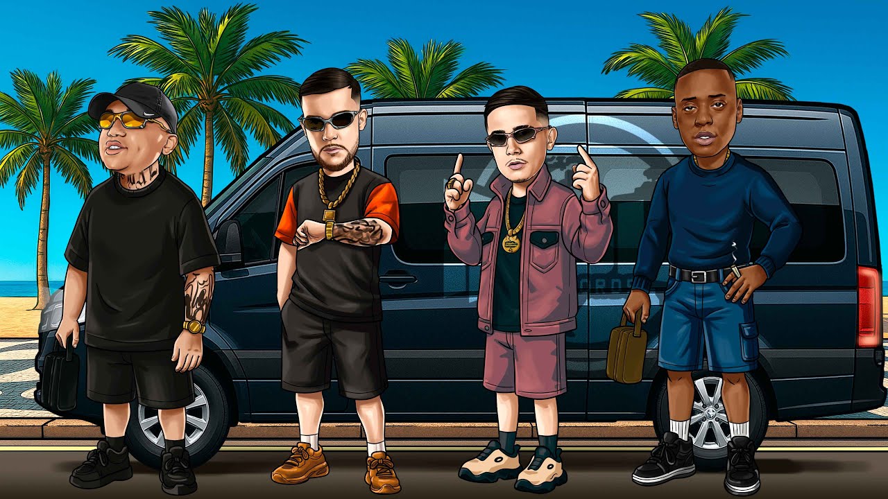 F&Eacute;RIAS DE MALOKA/CARAVANA - MC Rah, MC Hariel, MC Vinny, MC Neg&atilde;o Original (DJ Justin) Visualizer