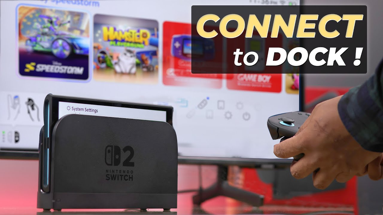 Nintendo Switch 2: Jak podłączyć do stacji dokującej [tryb dokowania]