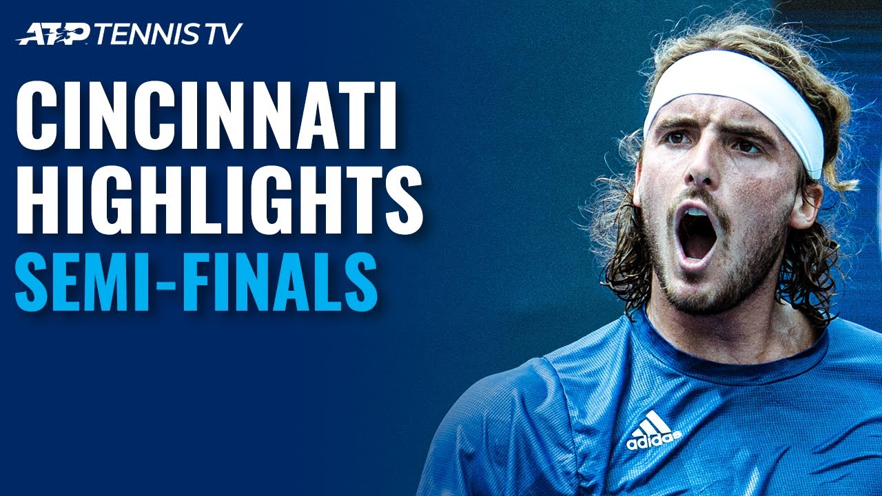 Zverev vs Tsitsipas EPIC; Medvedev vs Rublev Battle | Cincinnati 2021 Semi-Final Highlights