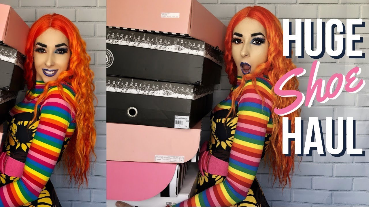 HUGE Shoe Haul / Demonia / Charla Tedrick / YRU / Punky Dani