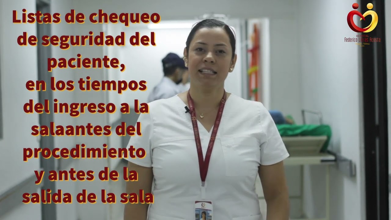 Garantizar la cirug&iacute;a en el lugar correcto, con el procedimiento y paciente correcto.
