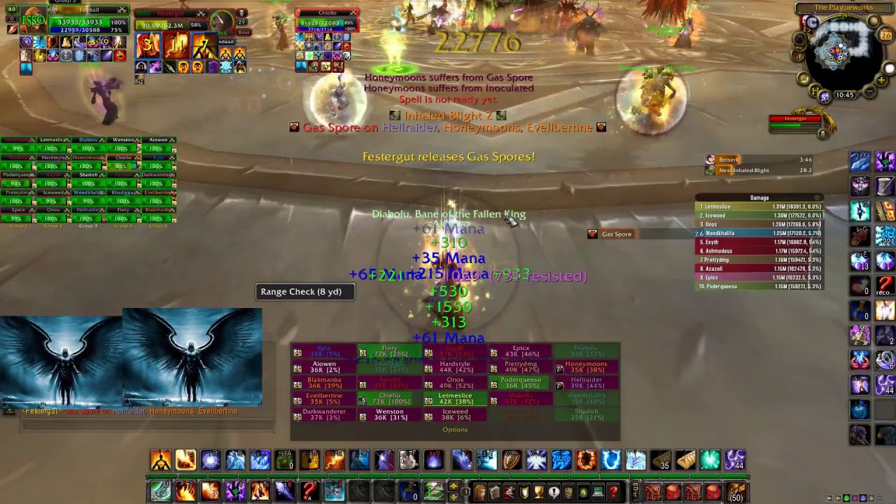 Akama main raid 25hc icc (mage fire pov)