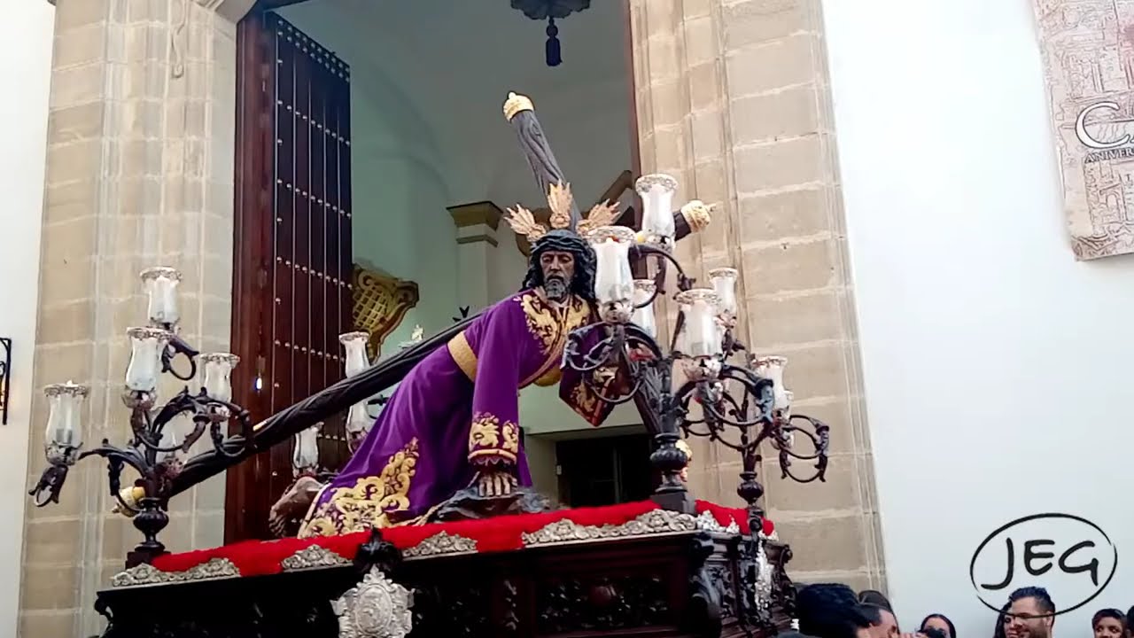 Traslado de la Hermandad de Las Tres Caídas por San Juan Jerez de la Frontera 2019