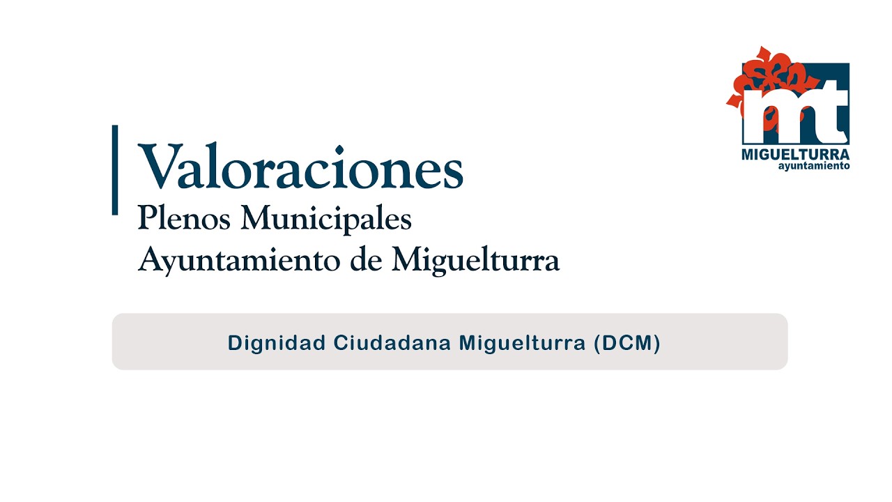 Valoraciones Grupo Municipal Dignidad Ciudadana Miguelturra, Pleno Ordinario 26 de febrero de 2026