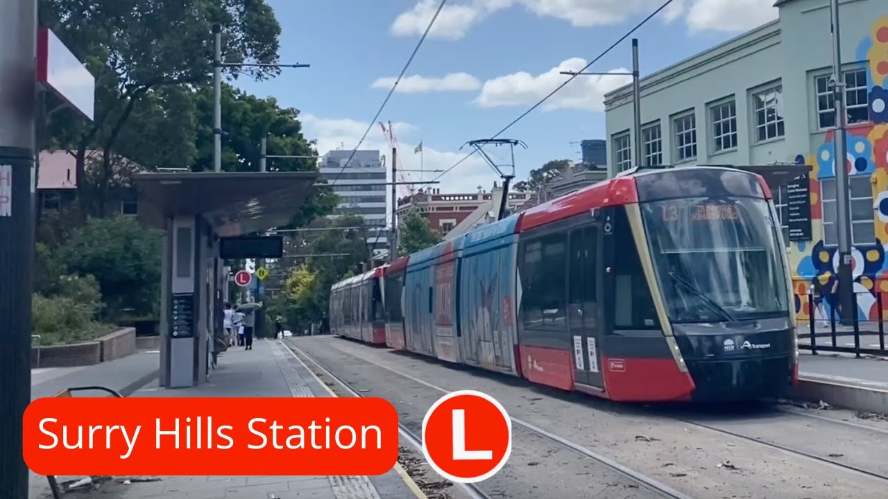 Sydney Rails Vlog 60: Surry Hills Light Rail Stop