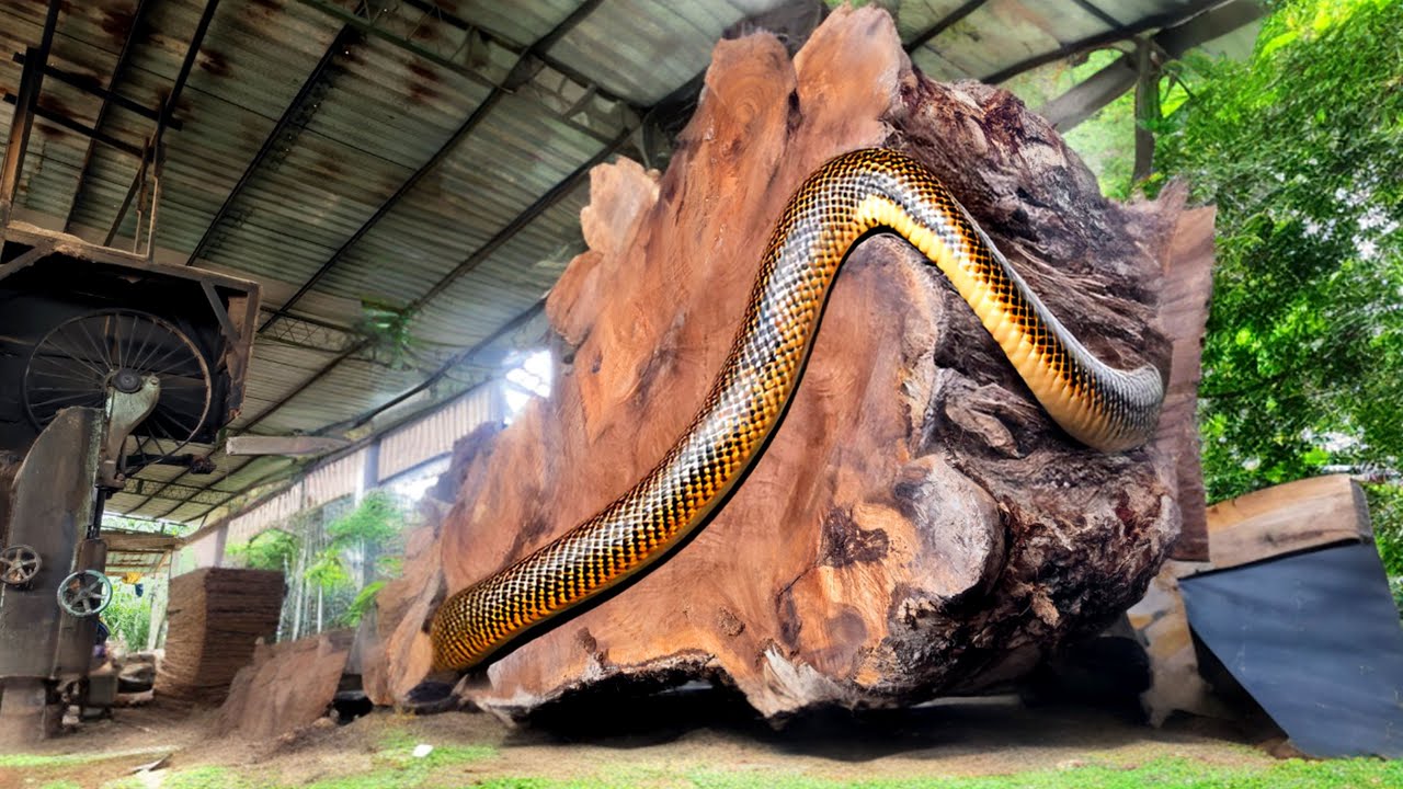 The Largest Sawmill in Sydney  Watch Monster Machines Handle Gigantic Logs