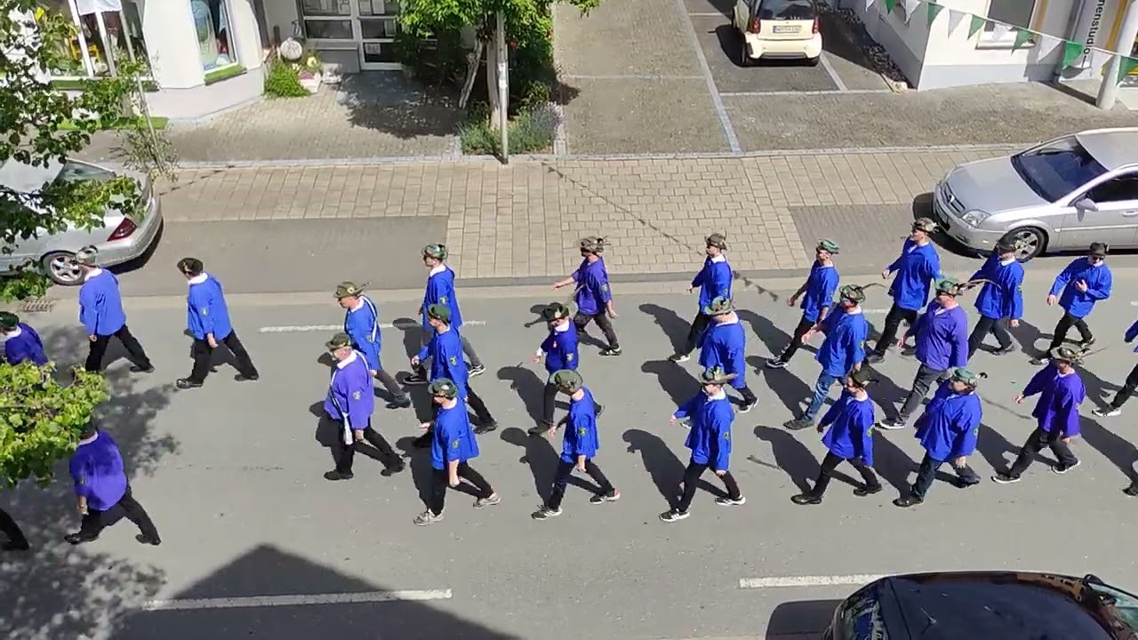 Schützenfest Rhynern 2022, Marsch zum Vogelschießen