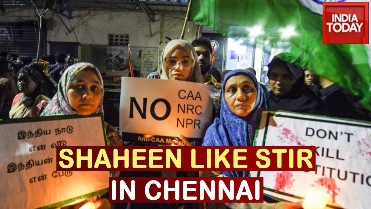 Shaheen Bagh Like Protest In Chennai, Hundreds Of Women On Indefinite Protest
