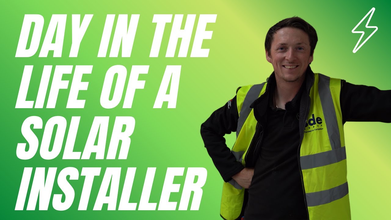 A Day In The Life Of A Solar Installer | Solar Electrician Installer