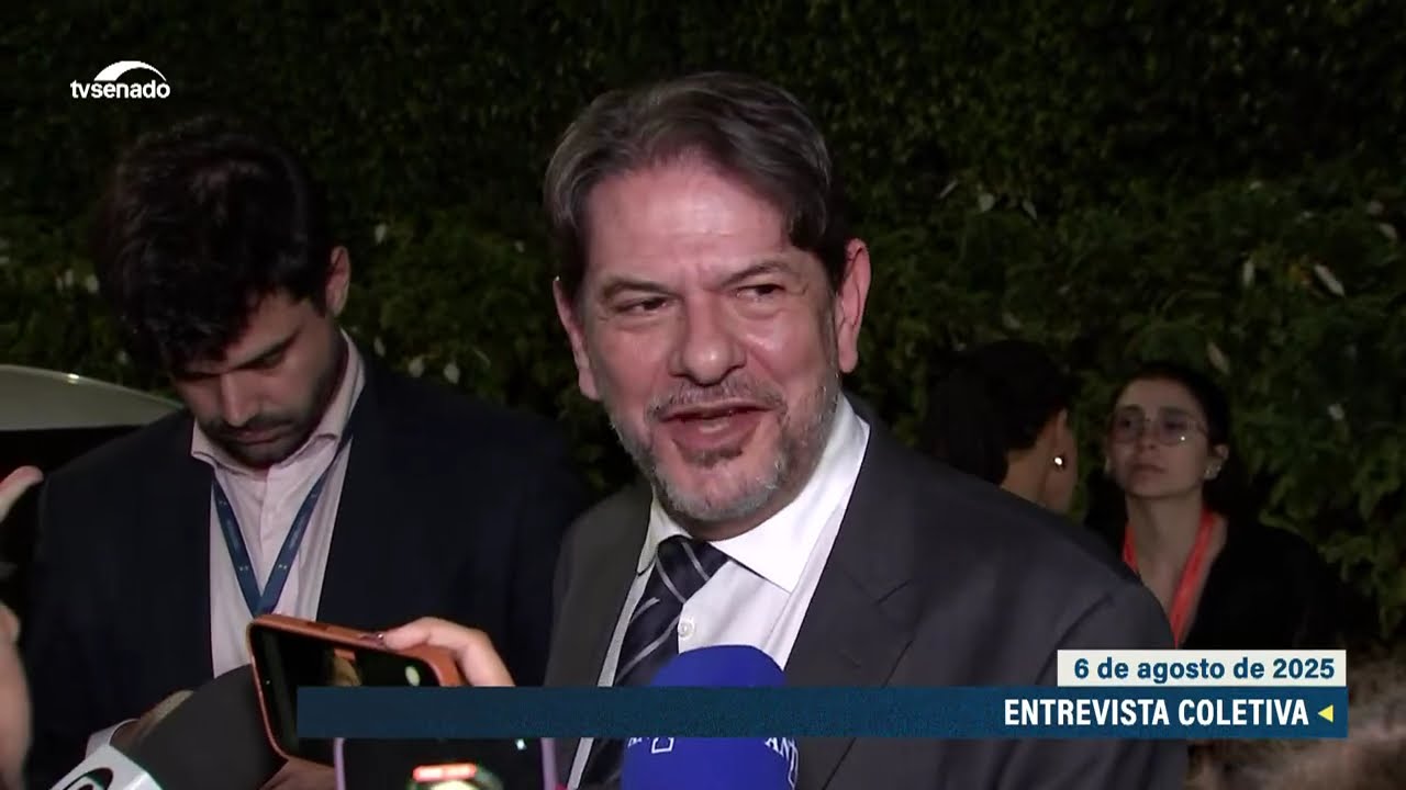 Cid Gomes fala sobre a reunião com o presidente Davi Alcolumbre – 6/8/25