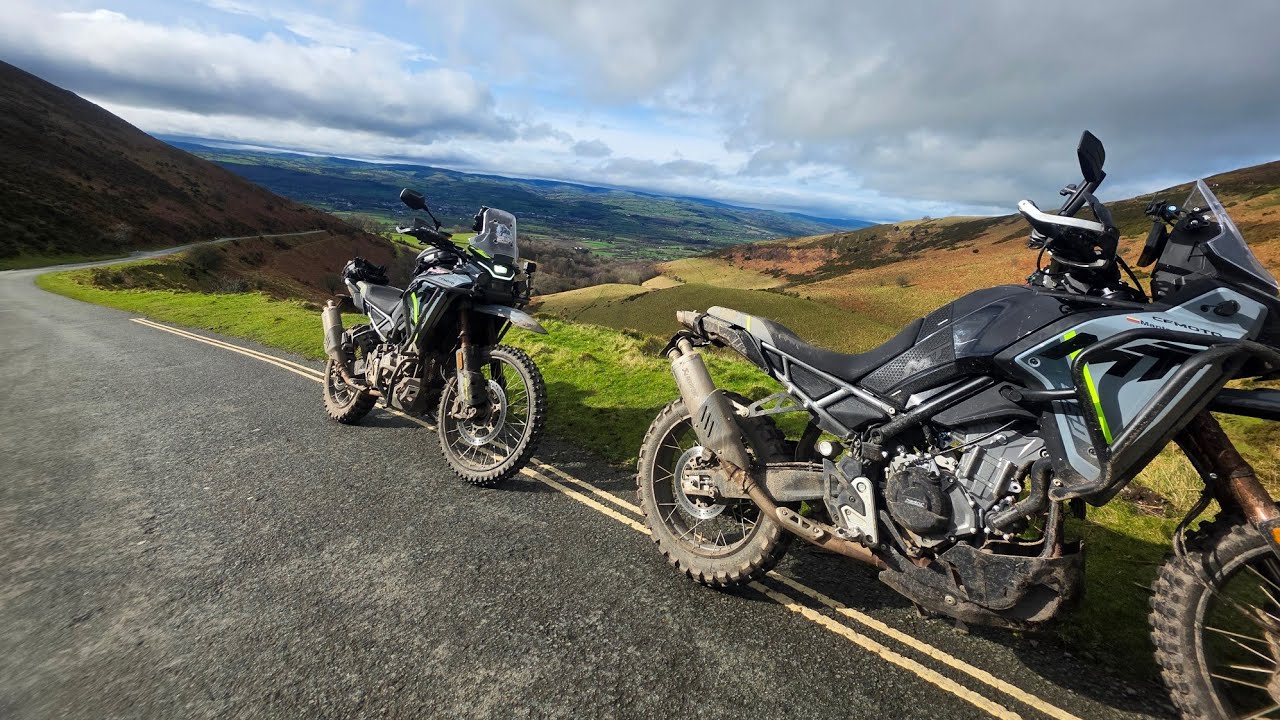 7.Ice Breaker Challenge North Wales track.Muddy and rocky track, Cf moto 450mt