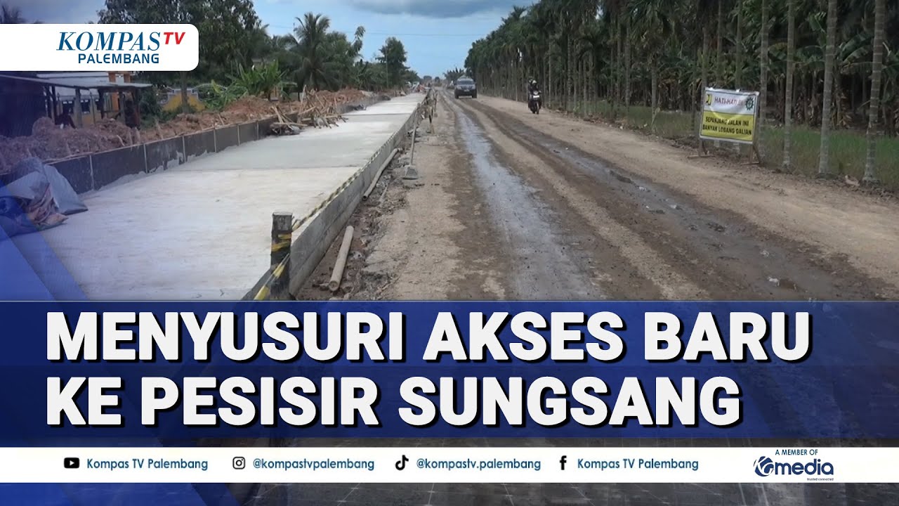 Bukan Sembarang Cor, Teknologi Mortar Busa Sulap Jalan Pesisir Banyuasin