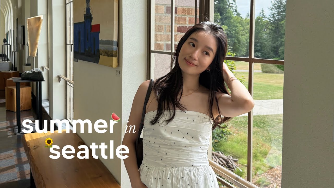 living in seattle | 夏天的西雅圖一百分☀️/回到UW校園/Beyond Wonderland音樂節🎵/農夫市集/周邊景點Saint Edward Park🪻