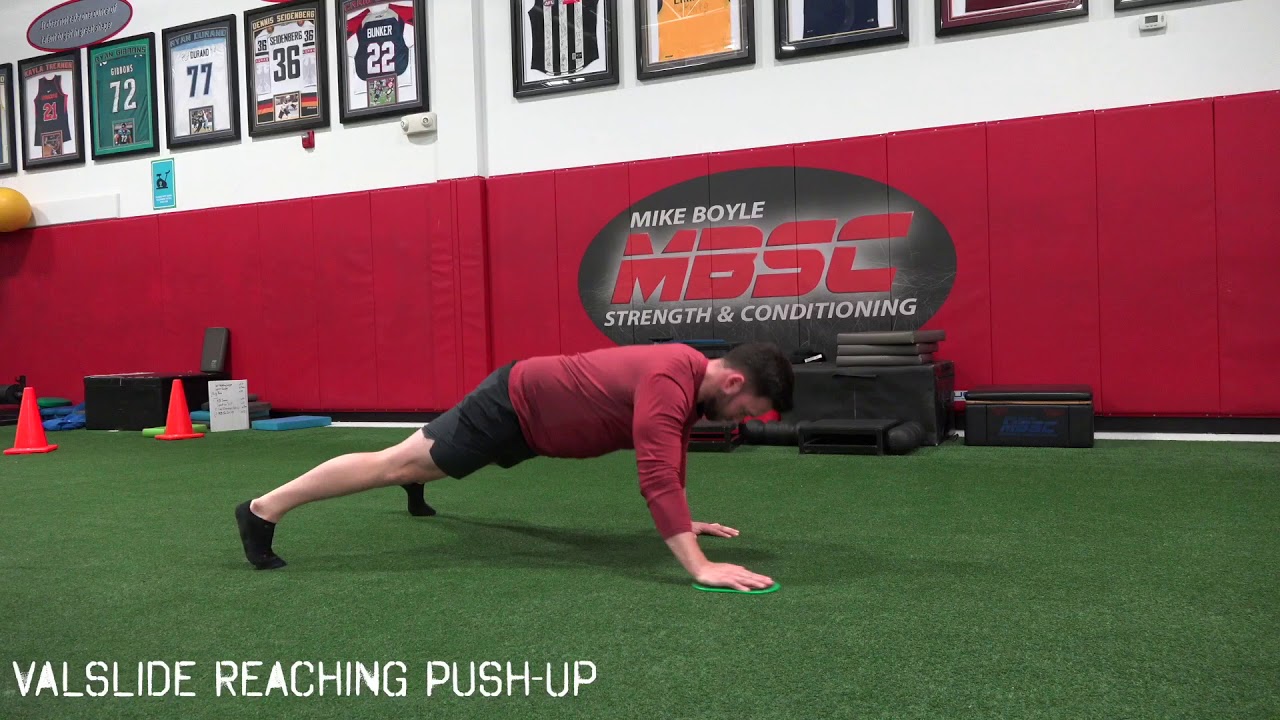 Valslide Reaching Push-Up