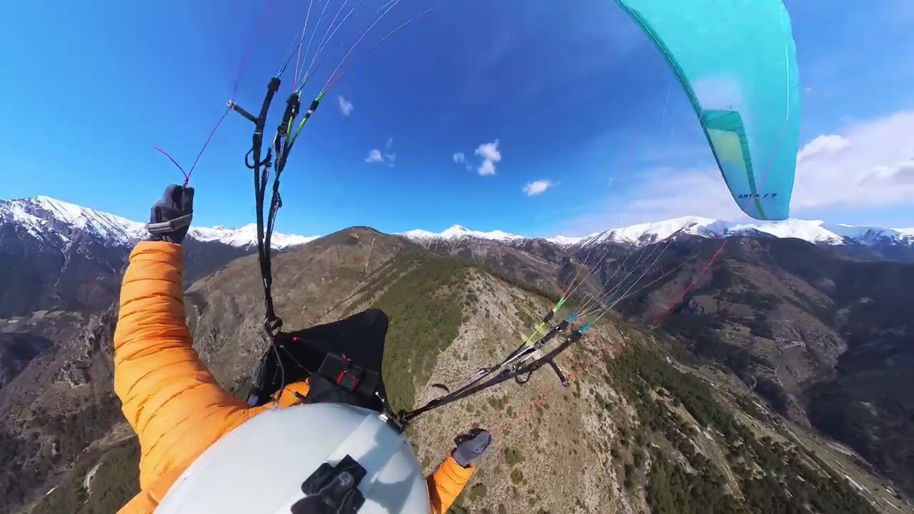Mon premier envol à Tende sous l'Artik 7P