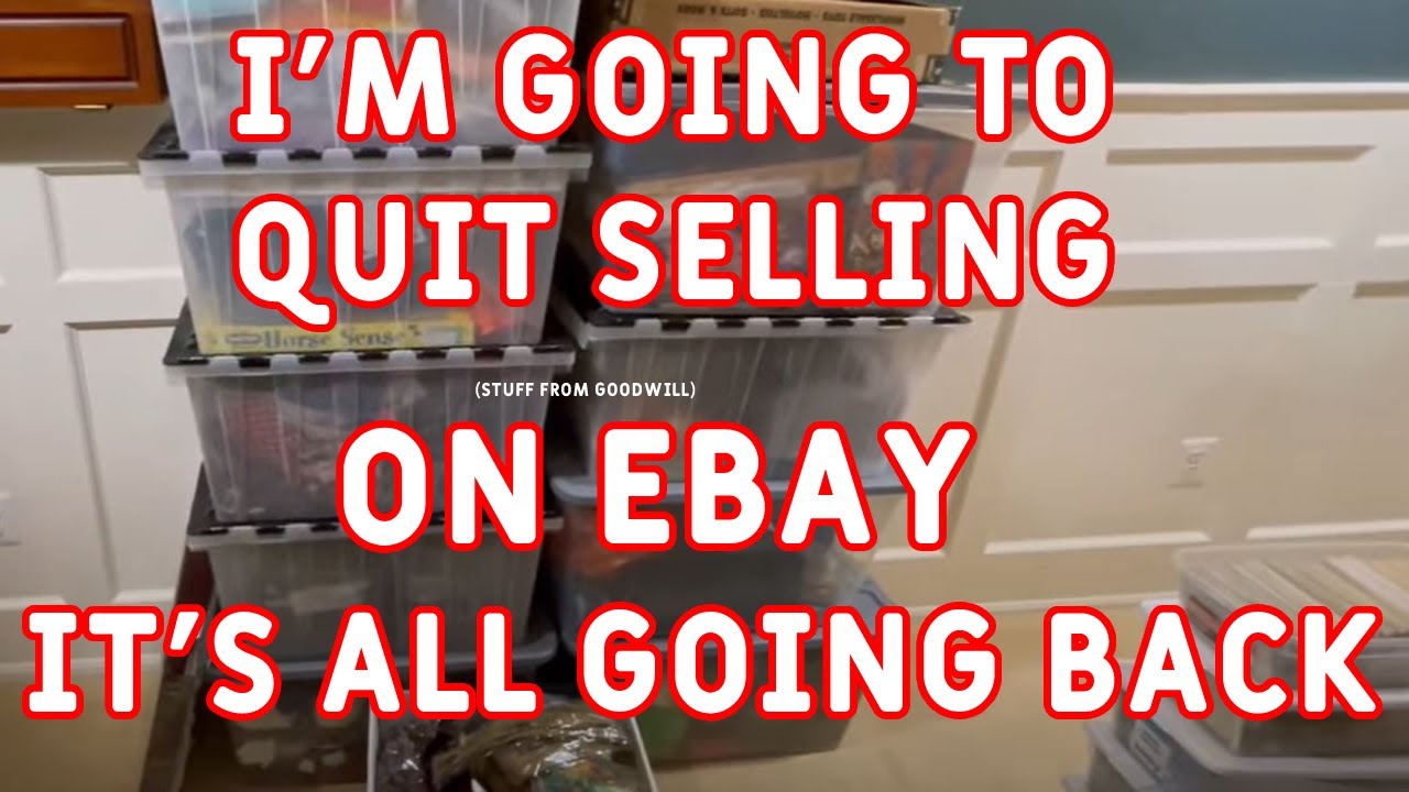I'm Going To Quit Reselling Stuff from Goodwill The Anti-Haul Boxing Video