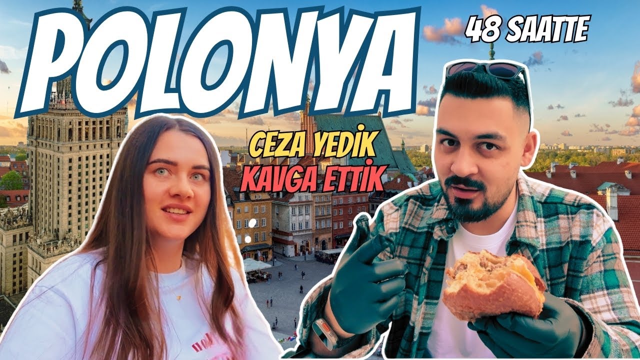 POLONYA'da İki Gün! | Başımıza Gelmeyen Kalmadı! (Varşova)