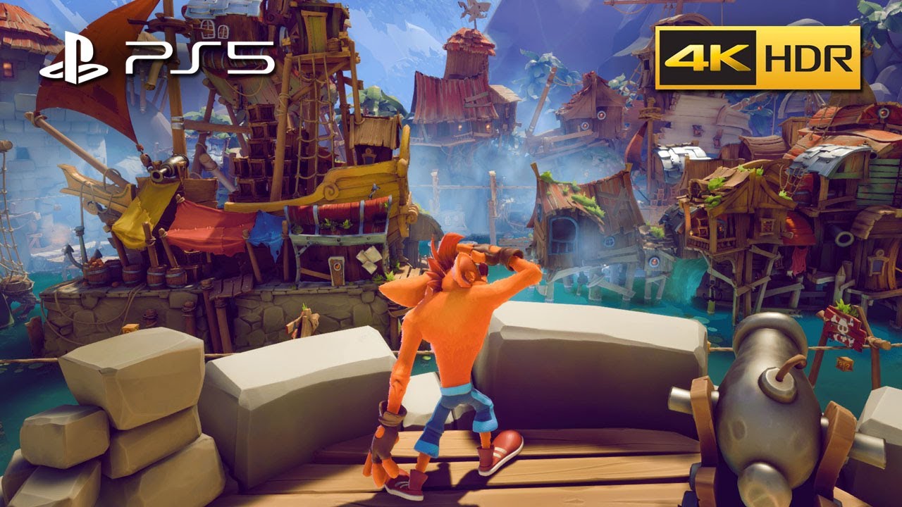 Crash Bandicoot 4: It's About Time (PS5) 4K HDR 60FPS gameplay