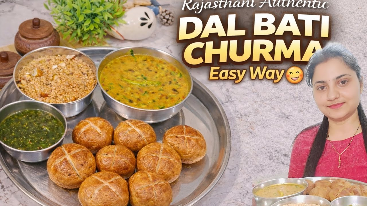 Dal vati churma bahut hi aasan tarika #harshivegkitchen#dalbatichurmarecipe 