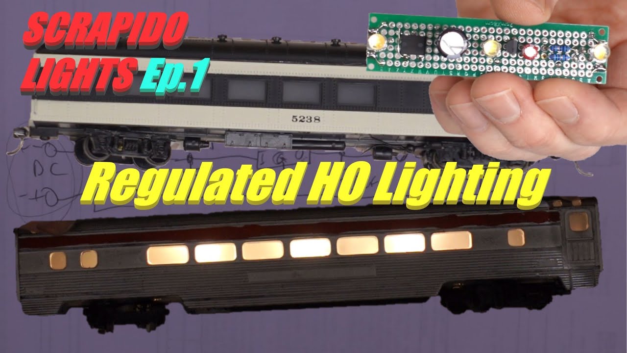 Scrapido Lights Ep.1: Regulated Lighting for HO Passenger Cars