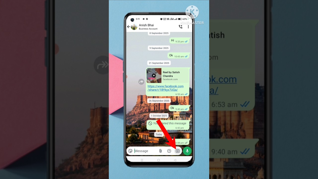 Whatsapp par kisi ko photo kaise bheje 😱 How to send photo to someone on whatsapp 2025 | #shorts