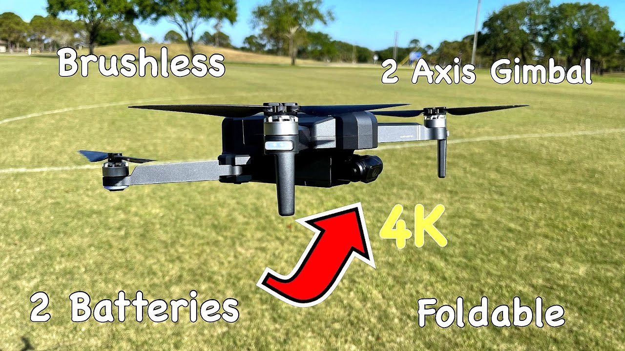 DeeRC DE22 Pro - [$350?] - 4K - Foldable - 2 Batteries - Case - 2 Axis Gimbal - Drone!