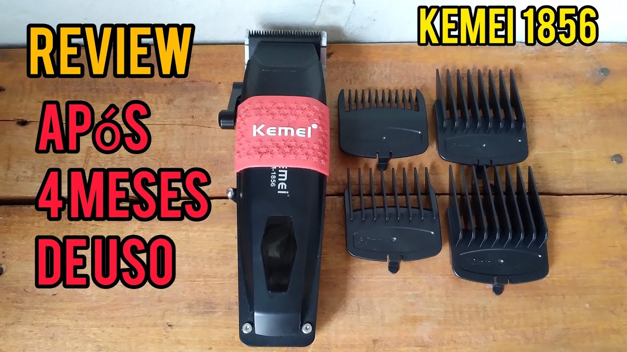 KEMEI 1856 APÓS 4 MESES DE USO #review #kemei #barbeiro