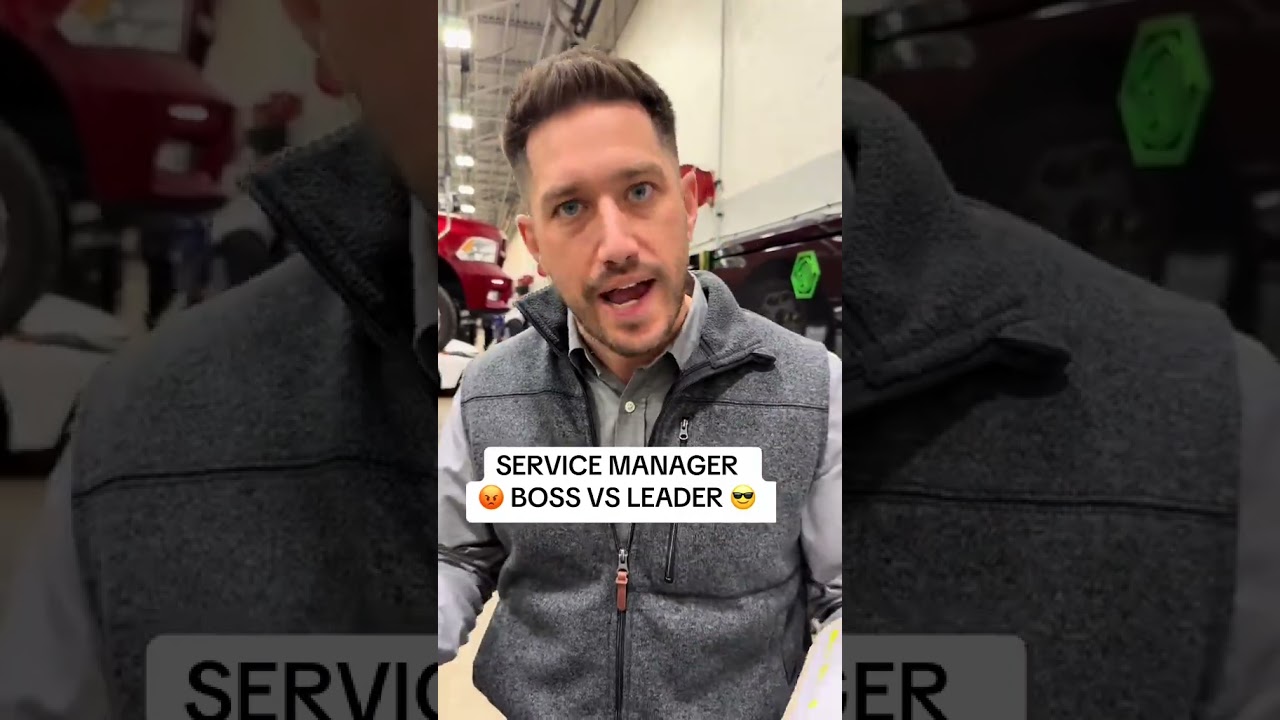 Service Manager Boss vs Leader #automobile #shorts
