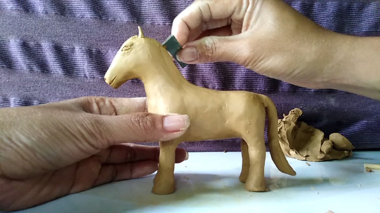 Wow! How To Make | Build Horse Animal From Clay With Children Music Song!