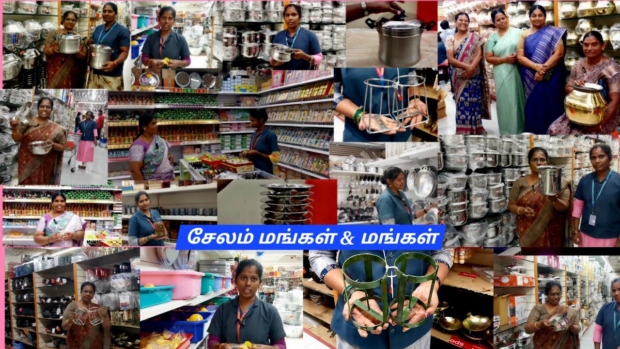 Mangal & Mangal ||Salem|| அதிரடி Offer Stainless Steel Kitchen items|Gold Coin free@two in one tamil
