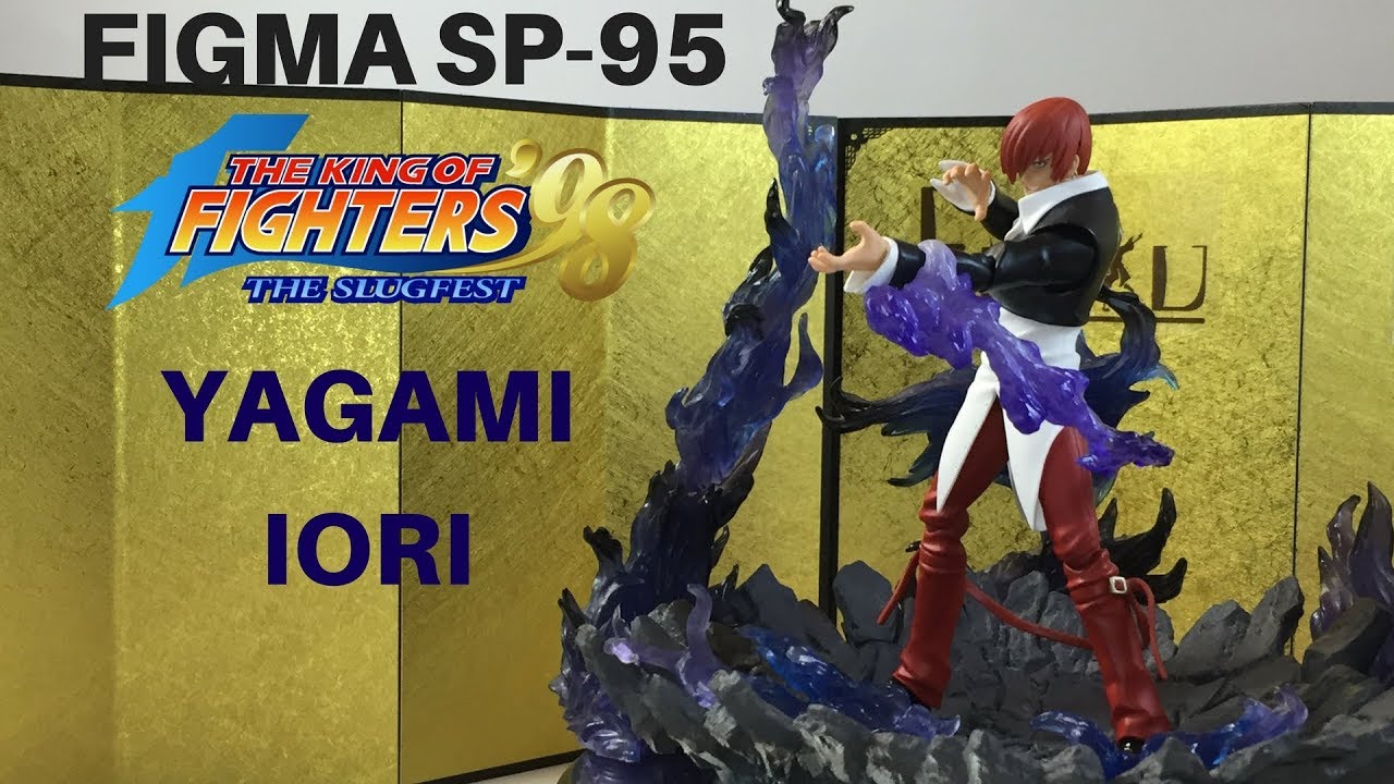Figma SP-095 KOF King Of Fighters 98 Iori Yagami action figure review & unboxing