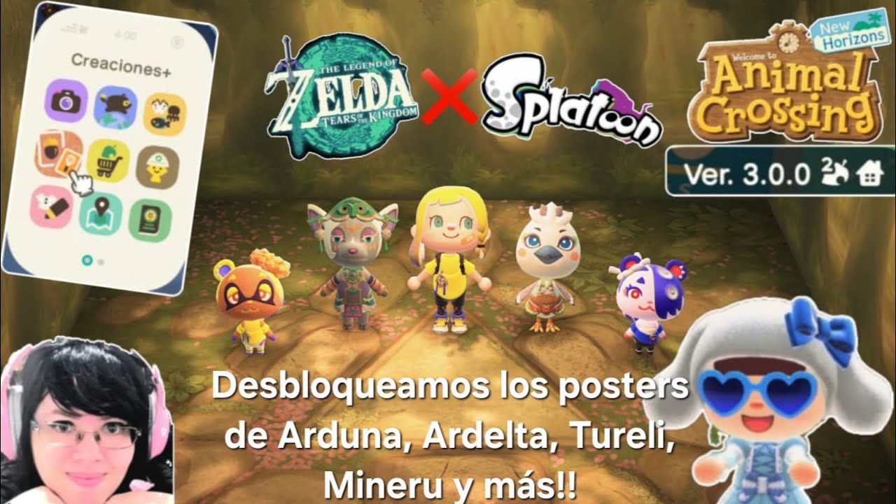 Desbloqueamos los posters de Arduna, Ardelta, Tureli, Mineru y más!!#53 #animalcrossingnewhorizons 