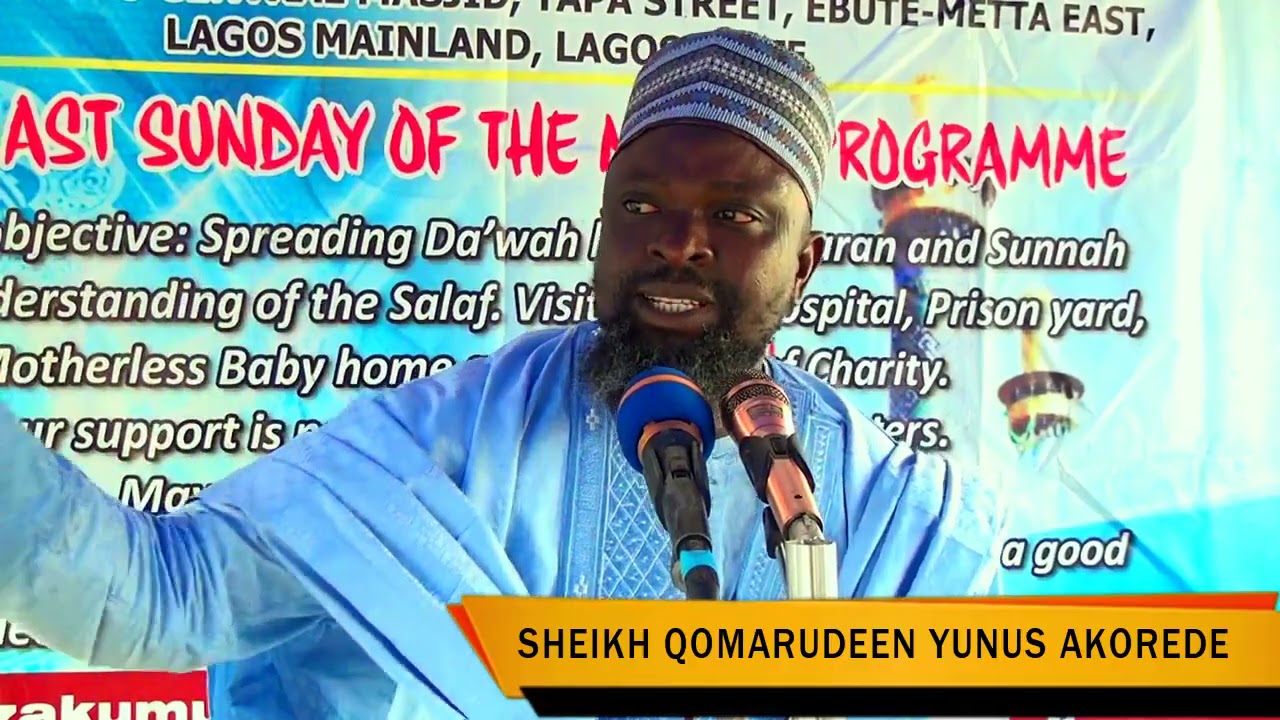 ILARA ATI ABURU RE BY: SHEIKH QOMARUDEEN YUNUS AKOREDE