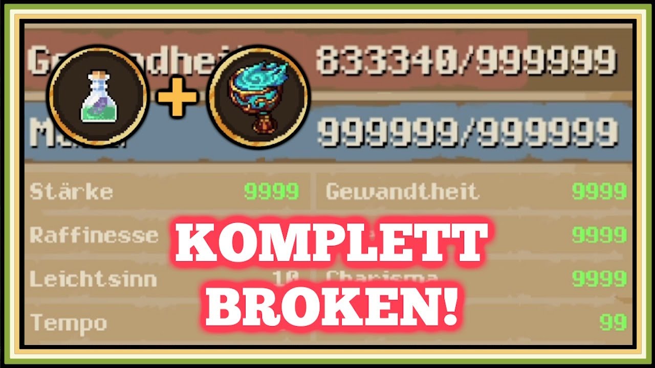 KOMPLETT BROKEN: Grinns Kelch + Nematischer Tropfen = unendlich Level Ups (UnderMine 2)