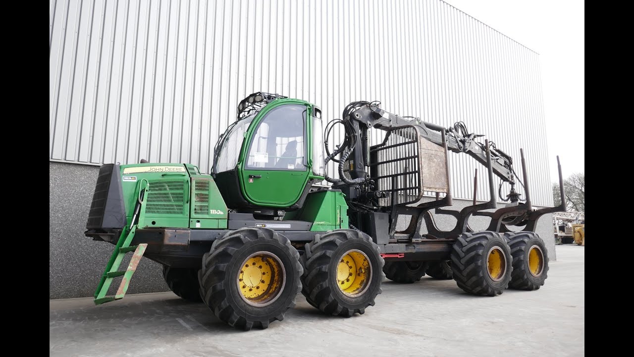Demonstration video John Deere 1110E Eco III Forwarder