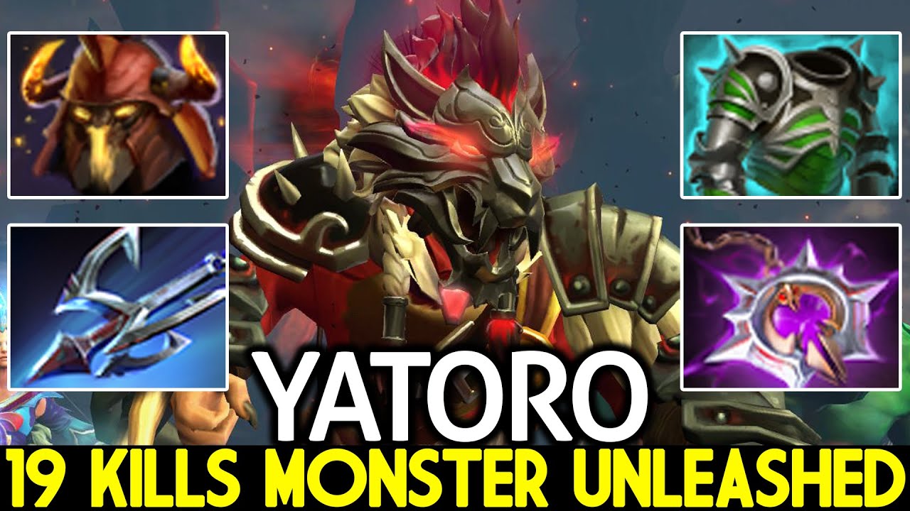 YATORO [Lycan] How to Top Pro Carry 19 Kills Monster Unleashed Dota 2