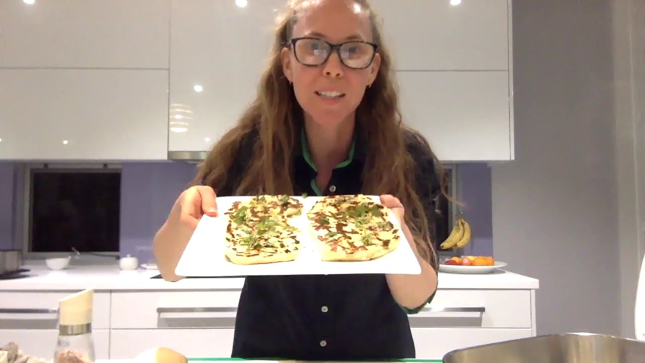 Garlic Coriander Naan in the Thermomix